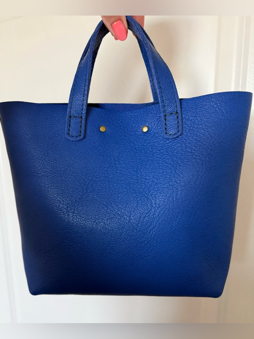 NWOT Portland leather goods mini crossbody- astro blue - Picture 2 of 6